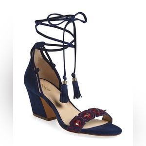 Botkier, Women’s casual navy studded heel, Size 7.5